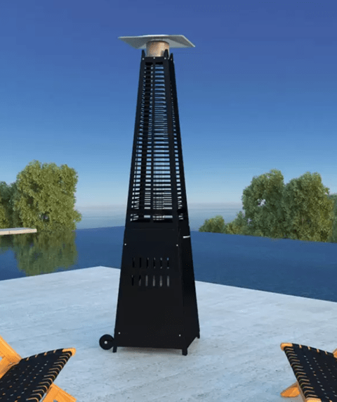 STAINLESS STEEL GAS PATIO HEATER image