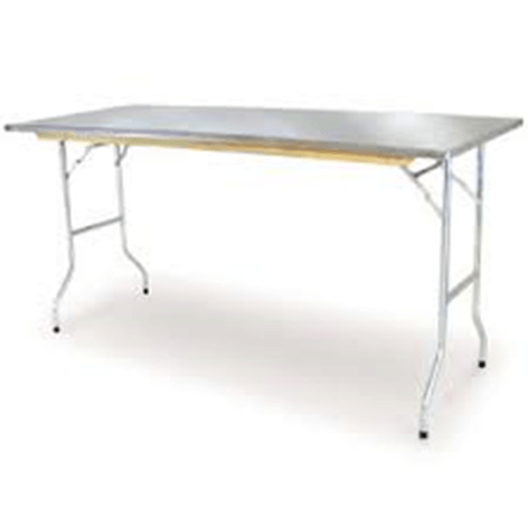 TRESTLE TABLE STAINLESS STEEL image