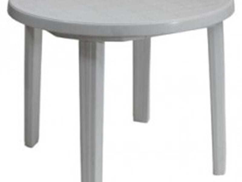 ROUND PLASTIC GARDEN TABLE 3ft