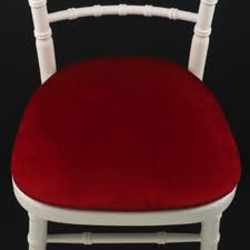 CHAIR PAD Burgundy Alexander Marquee & Equipment Hire