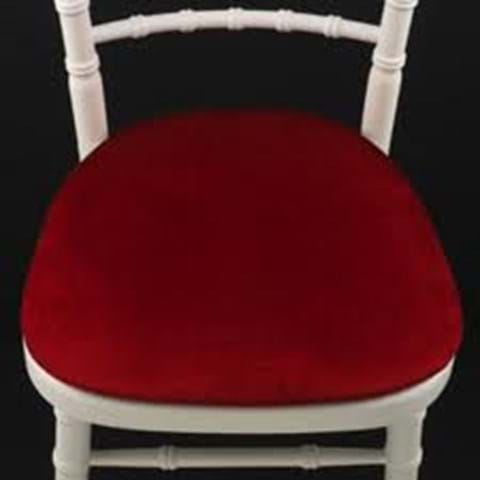 CHAIR PAD - Burgundy image