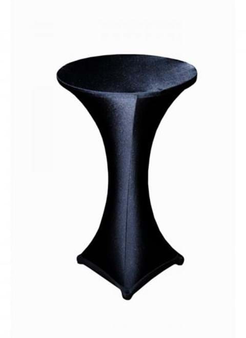 BLACK POSEUR TABLE STRETCH COVER image