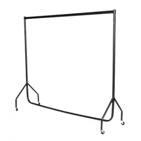 COAT RAIL & 40 HANGERS image
