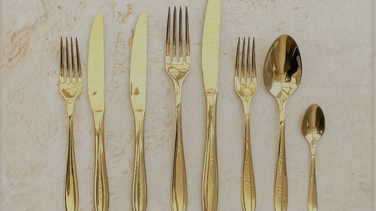 Gold Cutlery