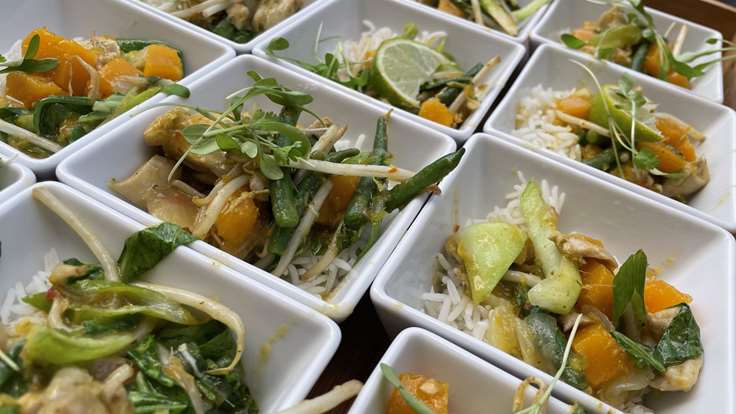 Bowl food - Square 8cm