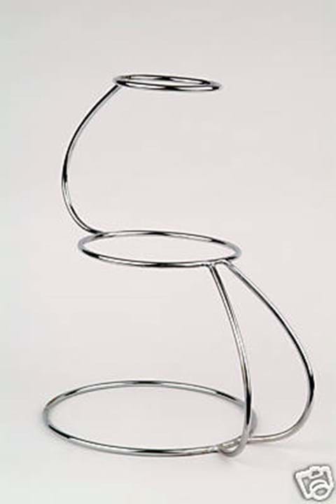 3 TIER S SHAPED CAKE STAND image