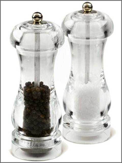 ACRYLIC SALT and PEPPER MILL - Small image