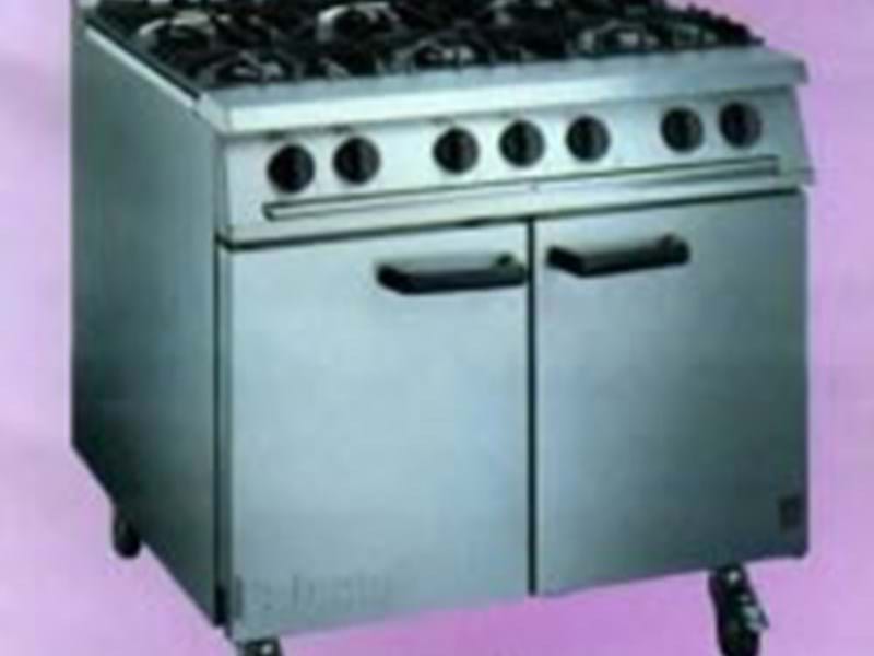 6 BURNER GAS RANGE OVEN