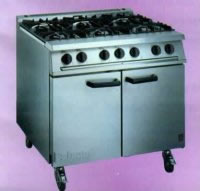 6 BURNER GAS RANGE OVEN