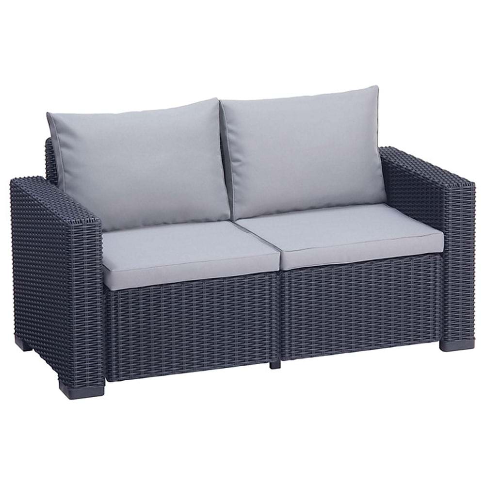 Luxury Rattan wicker outdoor 1 x 2 Seater Sofa for hire