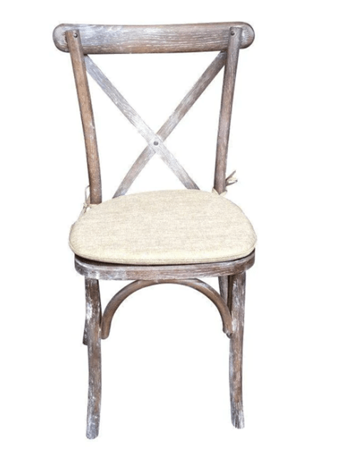 CROSS BACK CHAIR - Rustic Lime Oak image