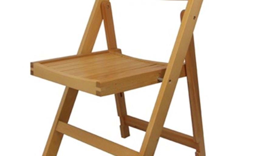 WOODEN FOLD FLAT CHAIR