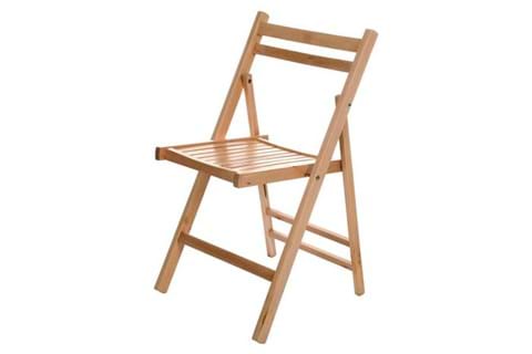 WOODEN FOLD FLAT CHAIR image