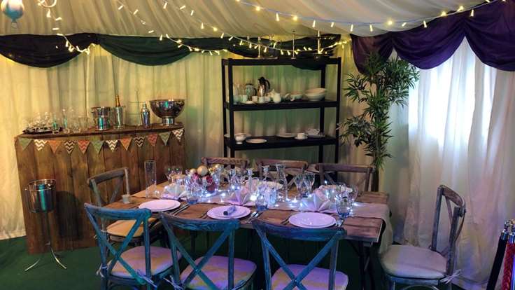 Selection Of Chairs / Tables / Crockery & Cutlery