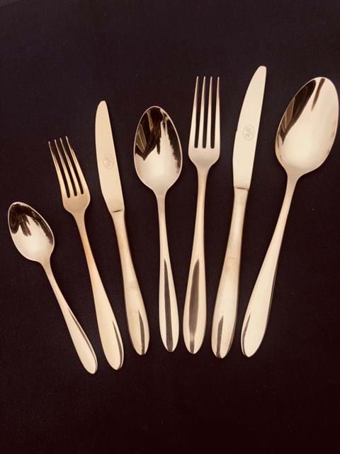 NEBU GOLD SERVING SPOON (Pack of 10) image