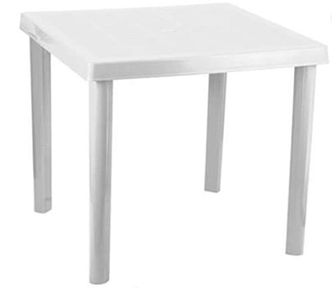 SQUARE PLASTIC GARDEN TABLE image