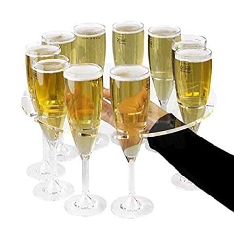 CHAMPAGNE FLUTE SERVING TRAY image