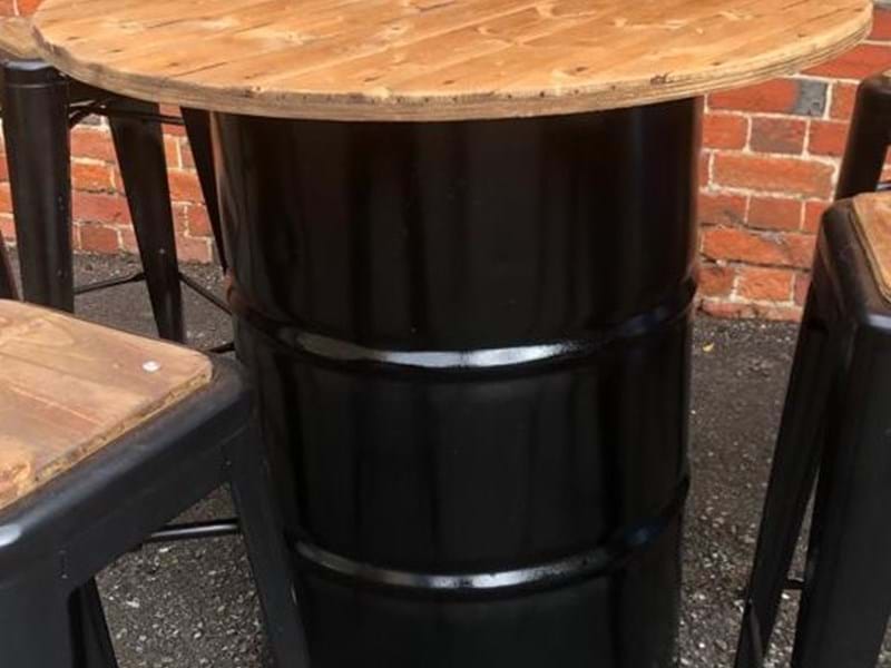 RUSTIC BAR HIGH TABLE