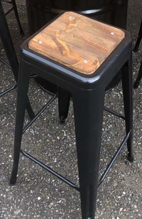 RUSTIC HIGH STOOL image