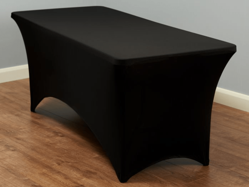 BLACK TRESTLE TABLE STRETCH COVER