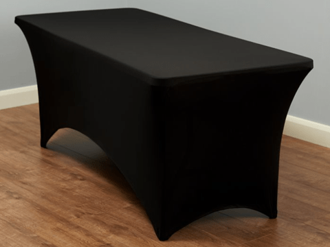 BLACK TRESTLE TABLE STRETCH COVER image