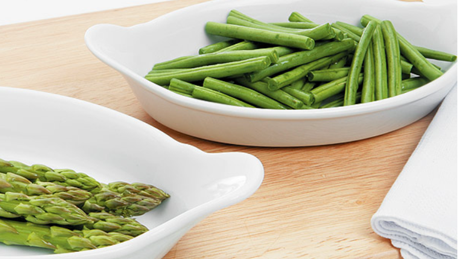 OVAL WHITE VEGETABLE DISH - Large