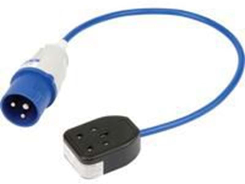 16 amp Plug To Single Socket