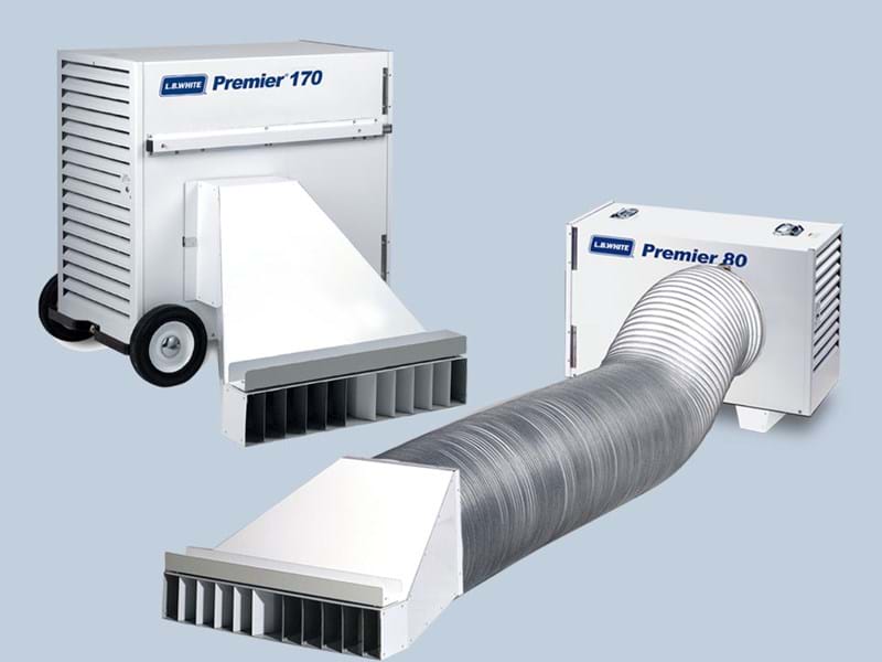 SMALL PREMIER LPG INDIRECT GAS HEATER with THERMOSTAT